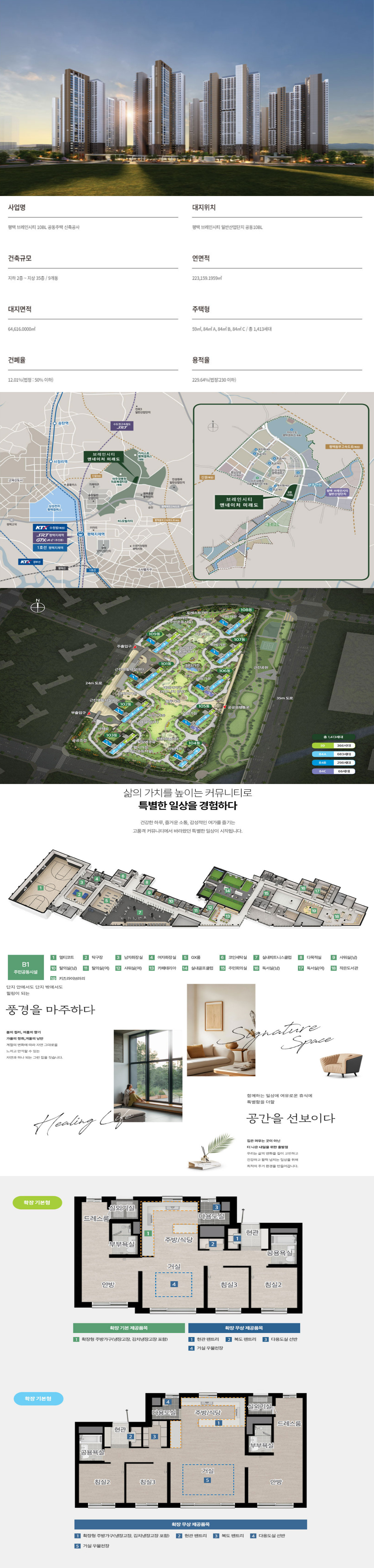 브레인시티 앤네이처 미래도 모델하우스